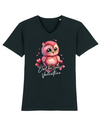 pentru îndrăgostiți - Owl be your Valentine Black