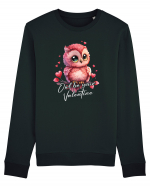 pentru îndrăgostiți - Owl be your Valentine Bluză mânecă lungă Unisex Rise