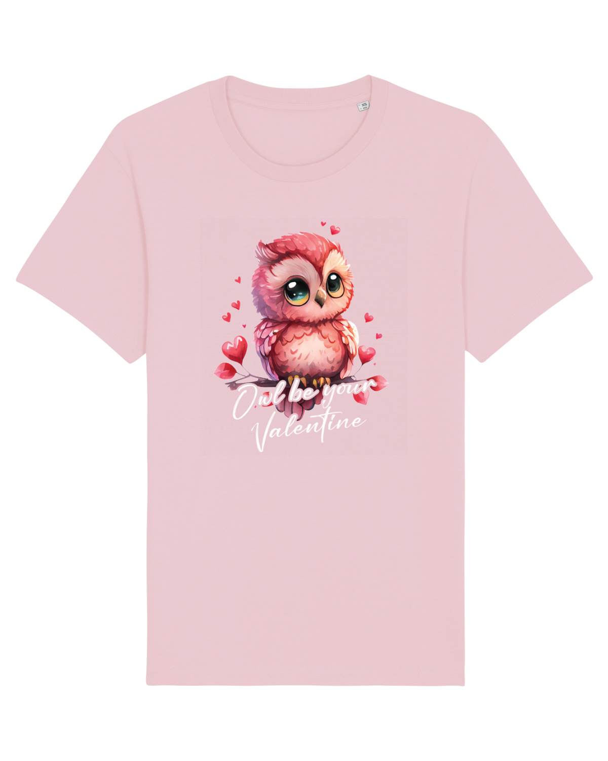 Tricou mânecă scurtă Unisex Rocker Cotton Pink