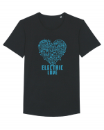 ELECTRIC LOVE Tricou mânecă scurtă guler larg Bărbat Skater