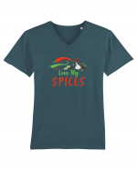 Love my SPICES Tricou mânecă scurtă guler V Bărbat Presenter