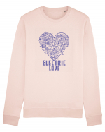 ELECTRIC LOVE - PURPLE Bluză mânecă lungă Unisex Rise