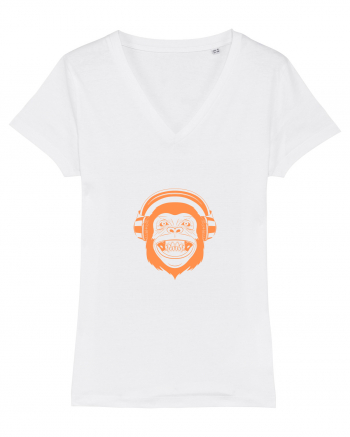 Monkey & Music 1 White