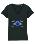 Monkey & Music 2 Tricou mânecă scurtă guler V Damă Evoker