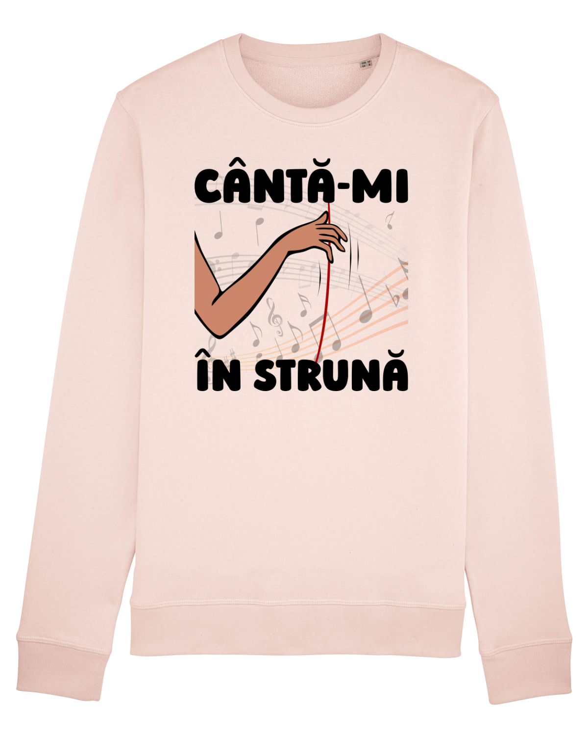 Bluză mânecă lungă Unisex Rise Candy Pink