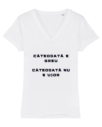 E GREU - NU E USOR White