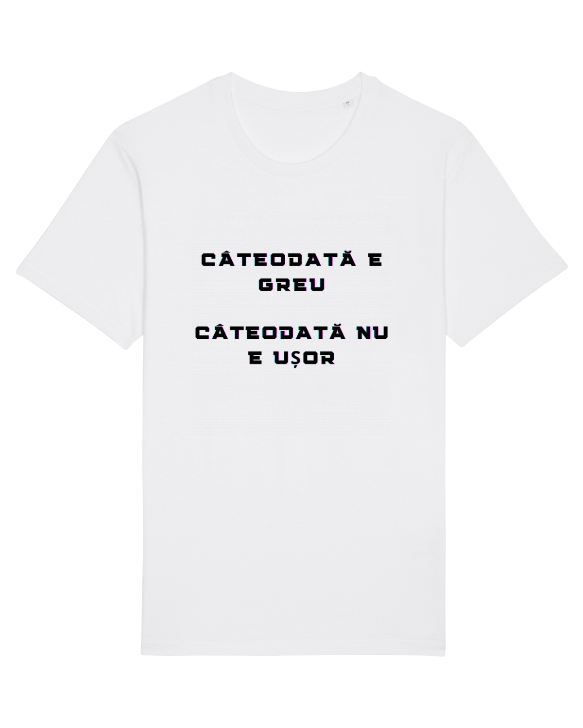 Tricou mânecă scurtă Unisex Rocker White