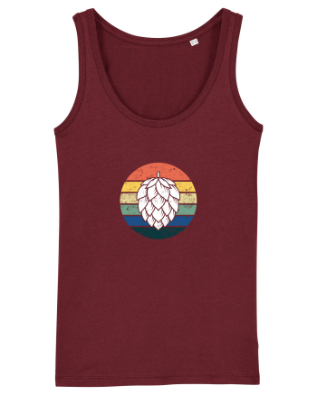 Hops Retro shirt Burgundy