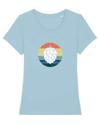 Hops Retro shirt Sky Blue