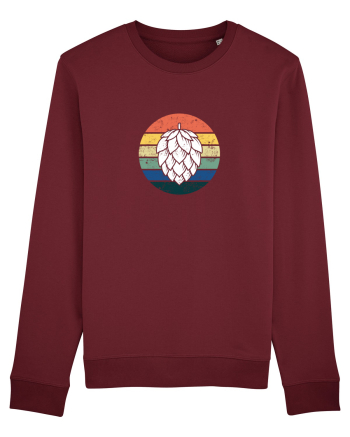 Hops Retro shirt Burgundy