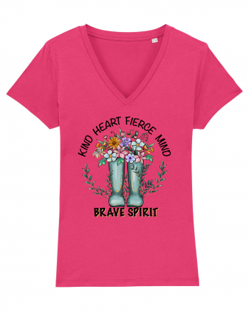 Kind Heart, Fierce Mind, Brave Spirit Raspberry