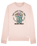 Kind Heart, Fierce Mind, Brave Spirit Bluză mânecă lungă Unisex Rise