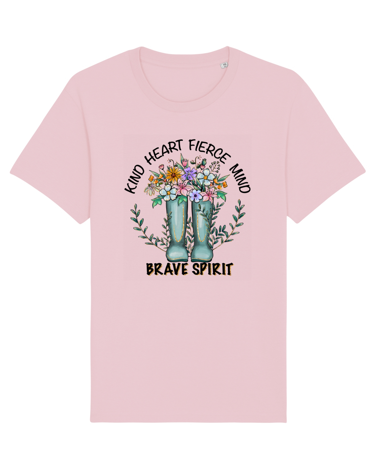 Tricou mânecă scurtă Unisex Rocker Cotton Pink