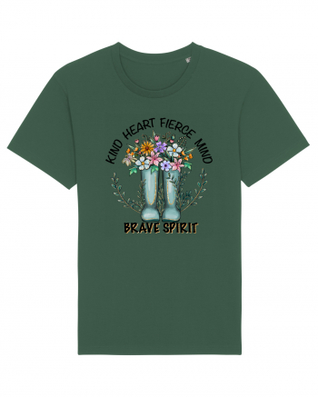 Kind Heart, Fierce Mind, Brave Spirit Bottle Green