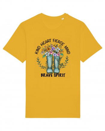 Kind Heart, Fierce Mind, Brave Spirit Spectra Yellow