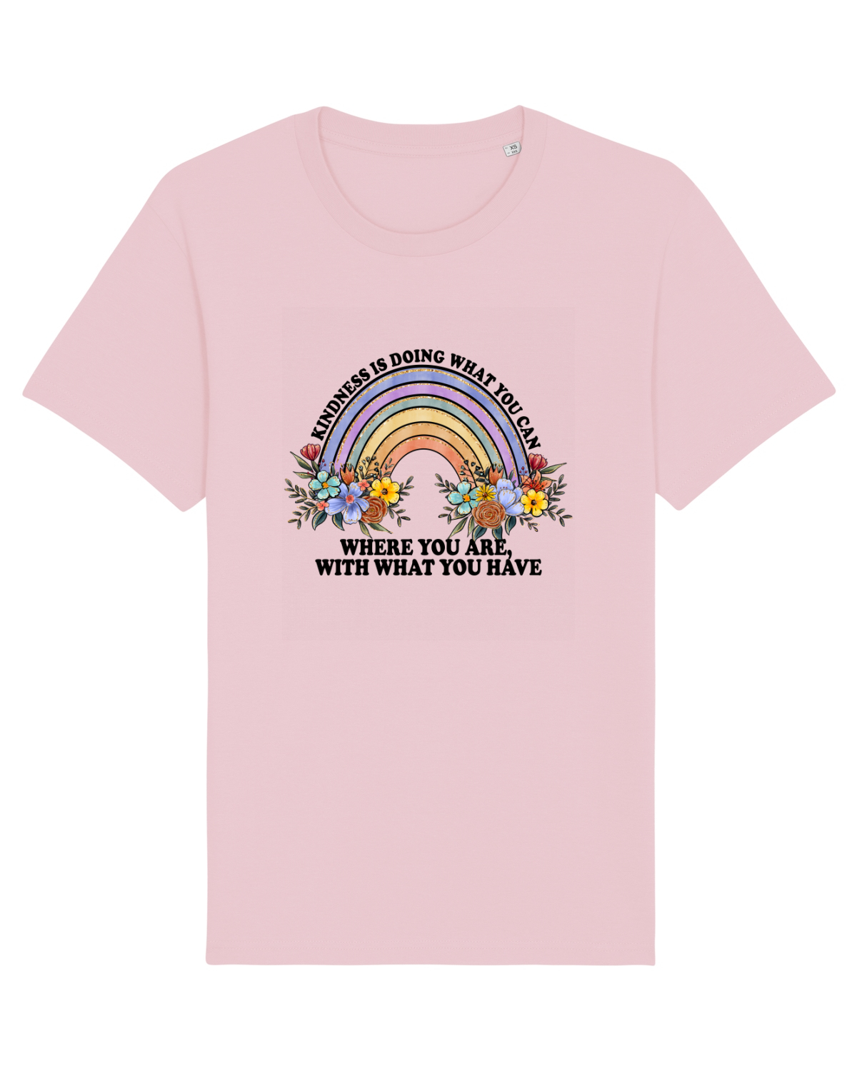 Tricou mânecă scurtă Unisex Rocker Cotton Pink