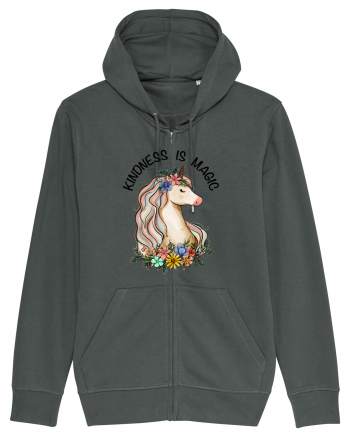 Kindness Is Magic Unicorn Anthracite