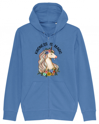 Kindness Is Magic Unicorn Bright Blue