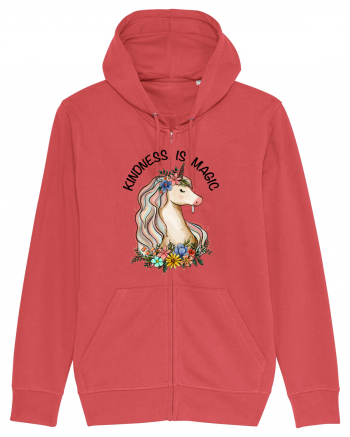 Kindness Is Magic Unicorn Carmine Red