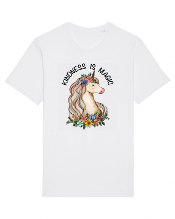 Kindness Is Magic Unicorn White