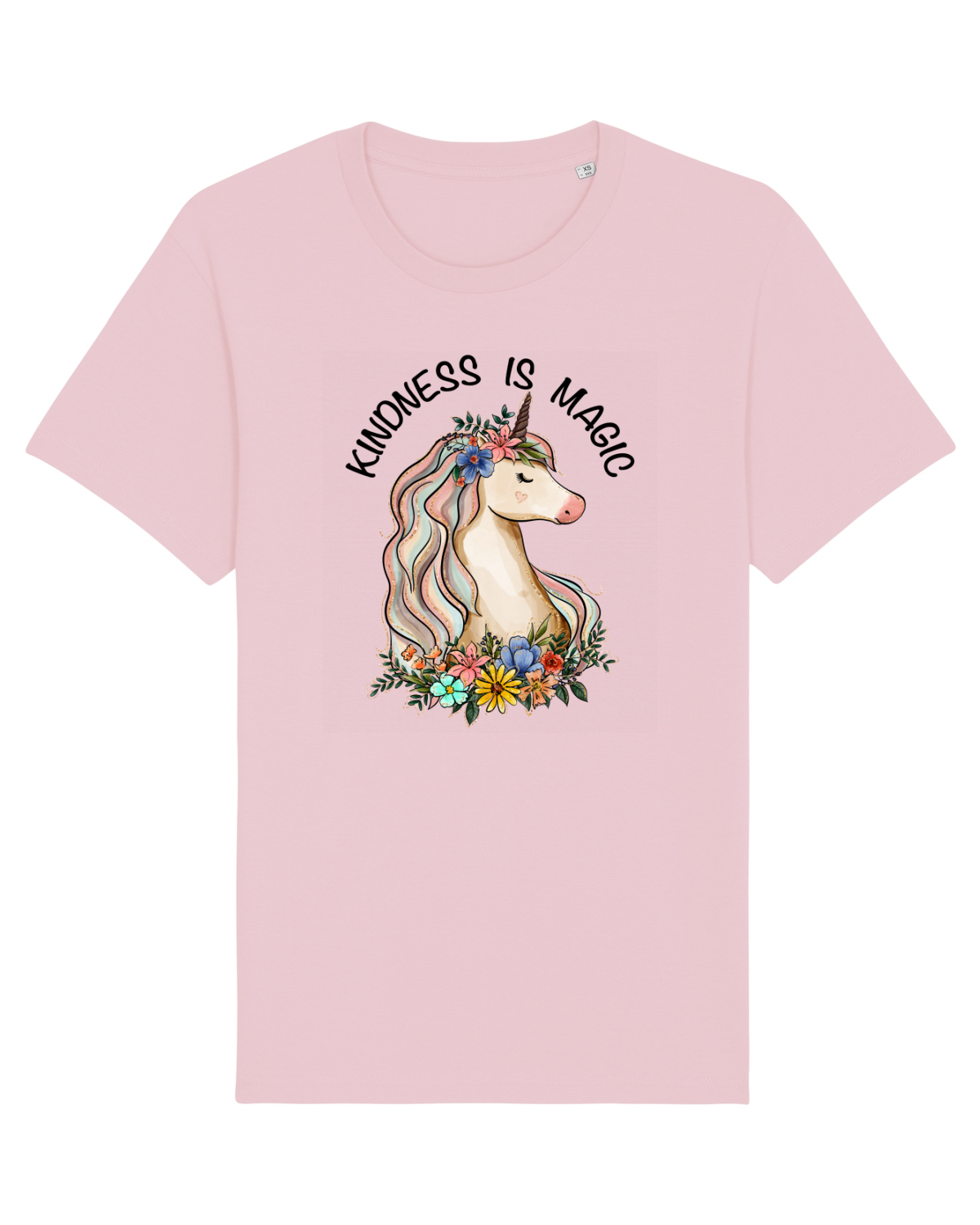 Tricou mânecă scurtă Unisex Rocker Cotton Pink