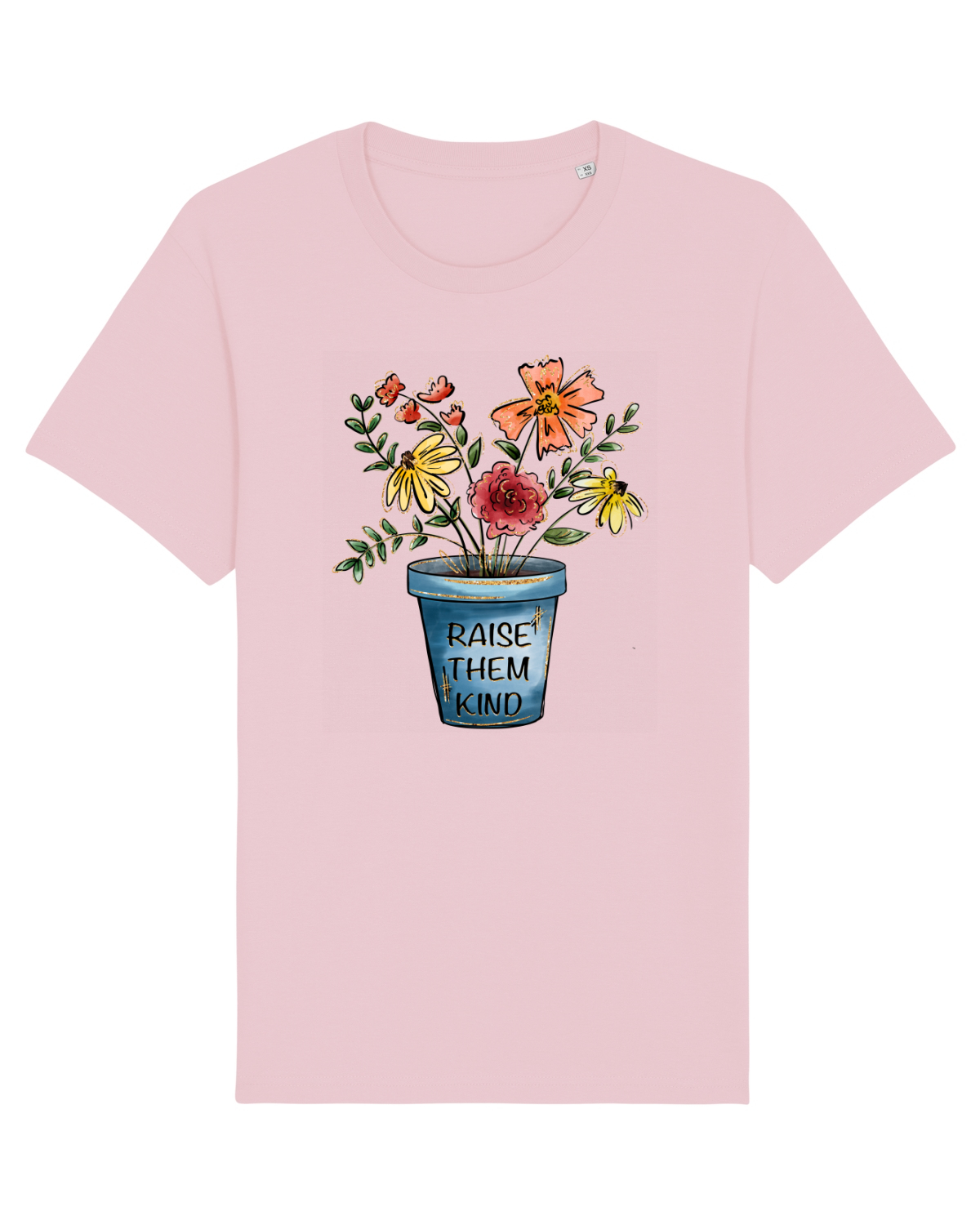 Tricou mânecă scurtă Unisex Rocker Cotton Pink