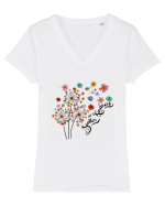 Scatter Kindness Tricou mânecă scurtă guler V Damă Evoker