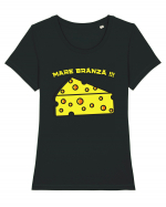 MARE branza Tricou mânecă scurtă guler larg fitted Damă Expresser