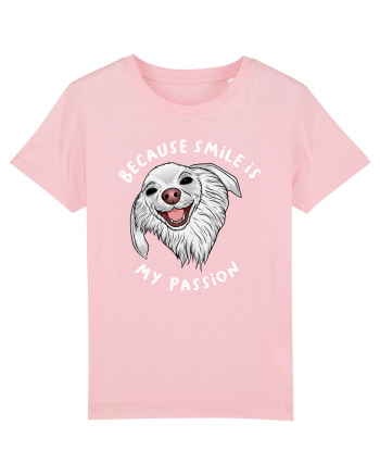 Because Smile is My Passion Cotton Pink