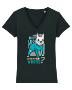 Did I Do Something Wrong Tricou mânecă scurtă guler V Damă Evoker