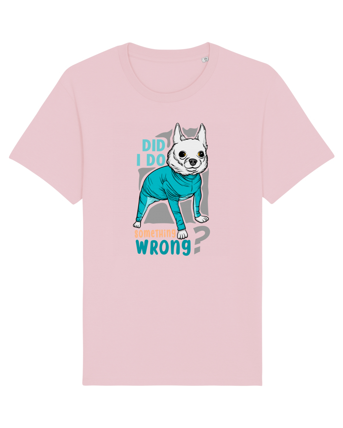 Tricou mânecă scurtă Unisex Rocker Cotton Pink