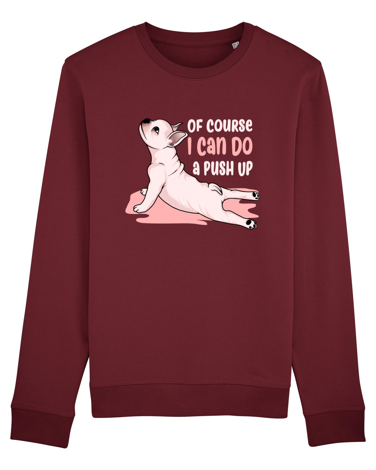 Bluză mânecă lungă Unisex Rise Burgundy