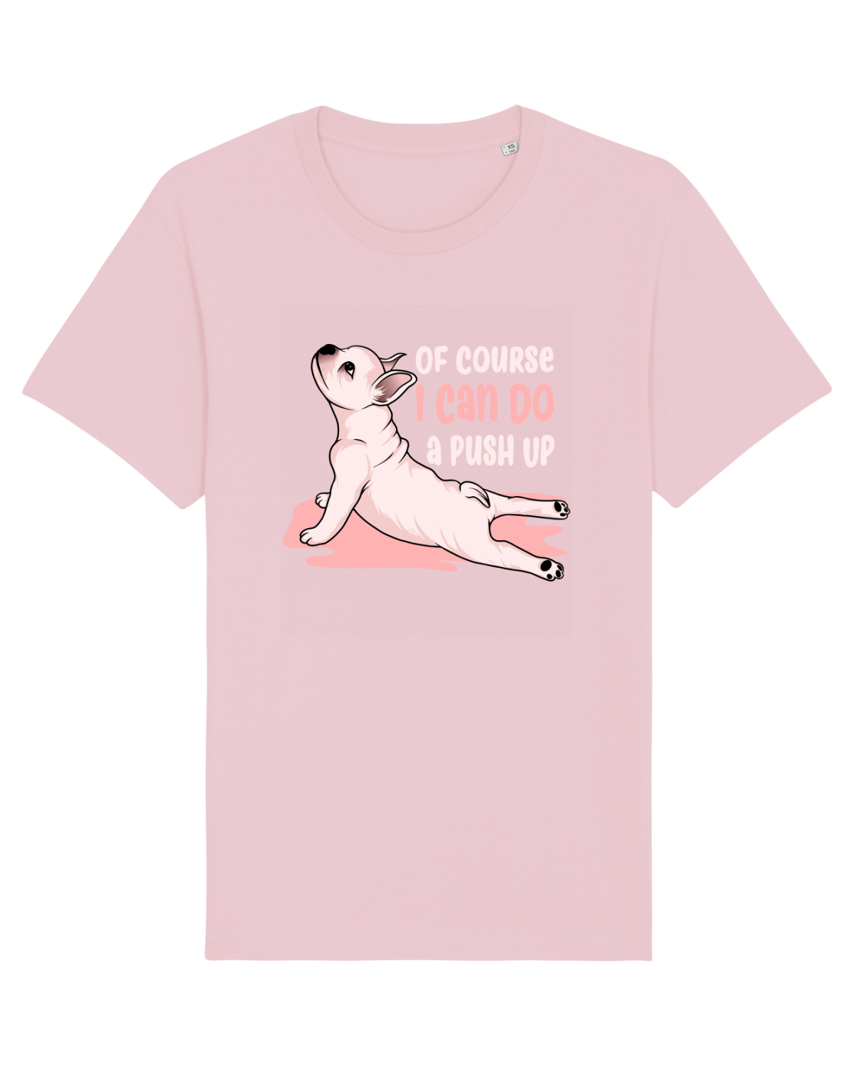 Tricou mânecă scurtă Unisex Rocker Cotton Pink