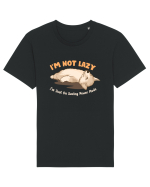 I'm Not Lazy I'm Just On Saving Power Mode Tricou mânecă scurtă Unisex Rocker