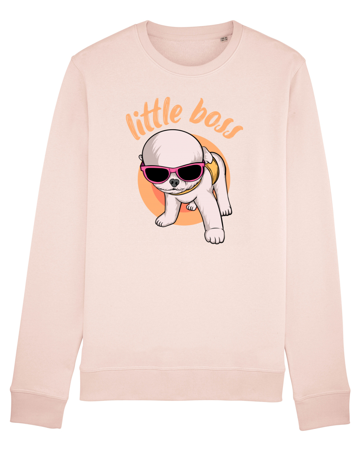 Bluză mânecă lungă Unisex Rise Candy Pink