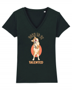 Born to be Talented Tricou mânecă scurtă guler V Damă Evoker