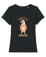 Born to be Talented Tricou mânecă scurtă guler larg fitted Damă Expresser