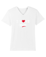 I love mom Tricou mânecă scurtă guler V Bărbat Presenter