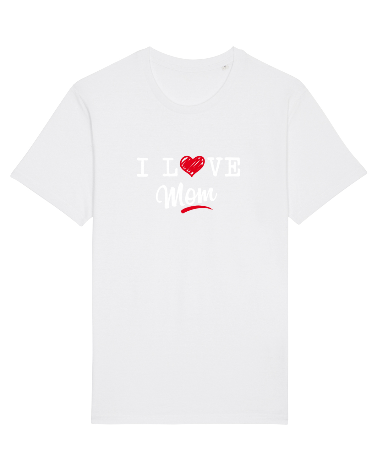 Tricou mânecă scurtă Unisex Rocker White