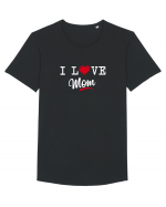 I love mom Tricou mânecă scurtă guler larg Bărbat Skater