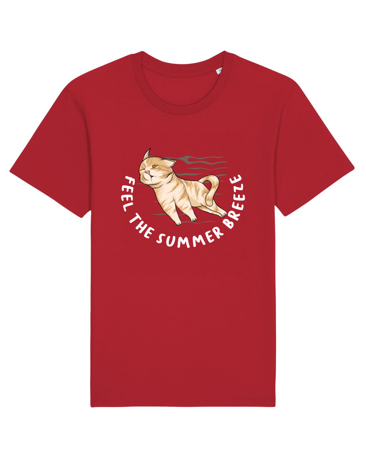 Tricou mânecă scurtă Unisex Rocker Red