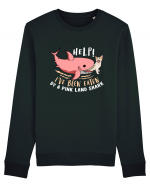 Help, I've Been Eaten By a Pink Land Shark Bluză mânecă lungă Unisex Rise