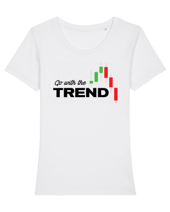 Go with the trend - white White
