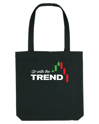 Go with the trend - dark bg Black