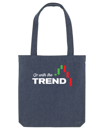 Go with the trend - dark bg Midnight Blue