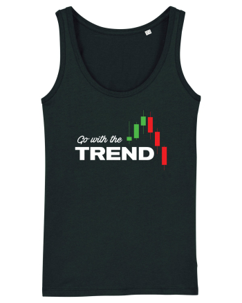 Go with the trend - dark bg Black