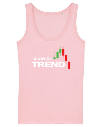 Go with the trend - dark bg Cotton Pink