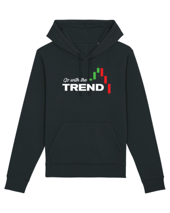 Go with the trend - dark bg Black