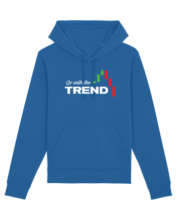 Go with the trend - dark bg Royal Blue