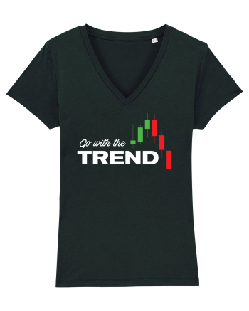 Go with the trend - dark bg Black